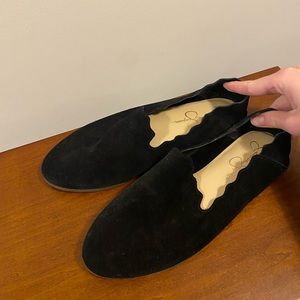Jessica Simpson velvet loafers